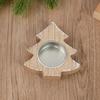 Christmas Tree Snowflake Wooden Candle Holder Candlestick 2023 Christmas Decorations For Home Xmas Table Ornaments New Year Gift