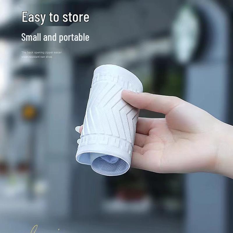 Men's & Women's Non-Slip Waterproof Overshoes - Thick, Wear-Resistant, High-Top Rain Boot Covers for Children & Adults