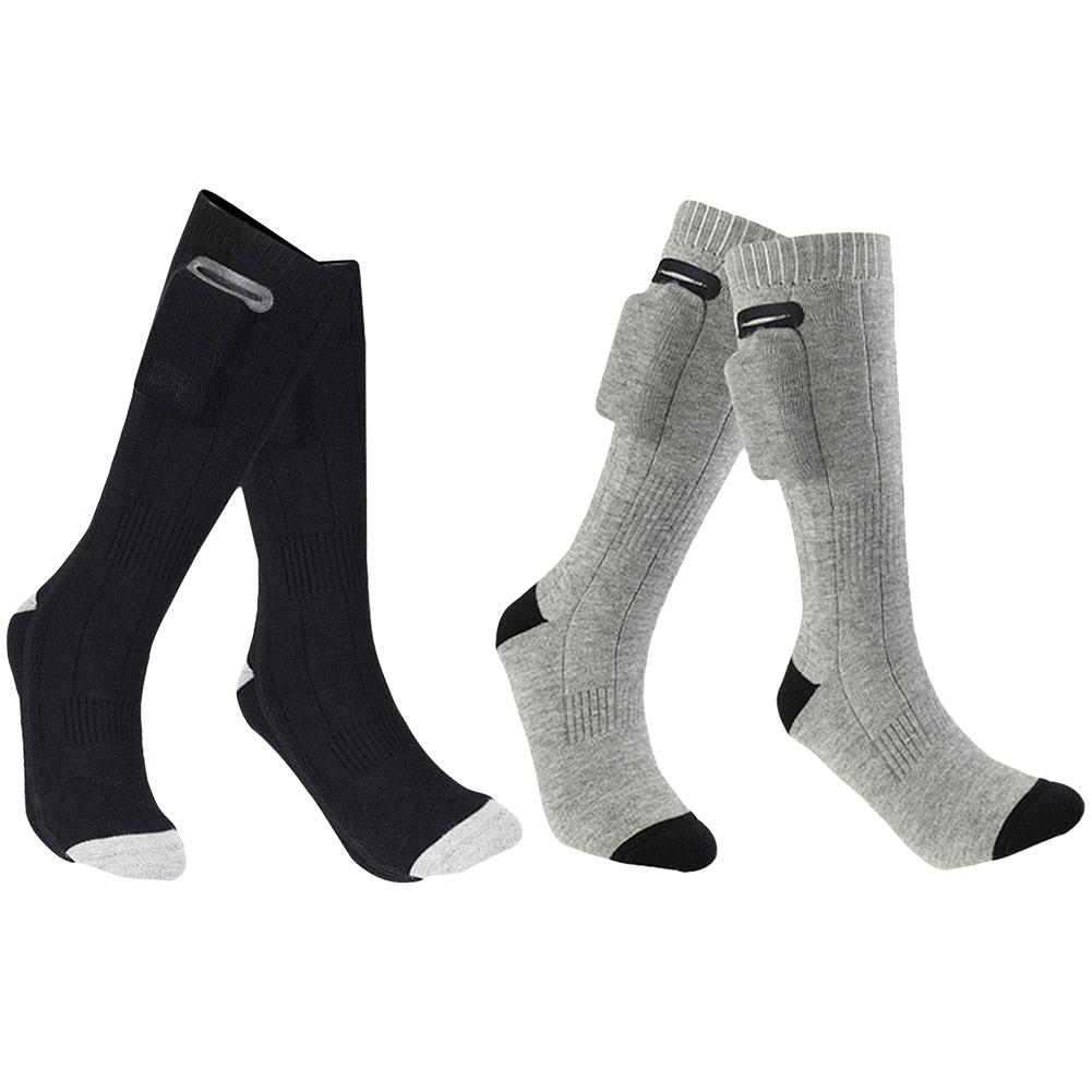 Beheizte Socken Elektrische Beheizte Socken Winter Thermosocken Outdoor Wandern Skifahren Fußwärmer Heizsocken für Männer und Frauen