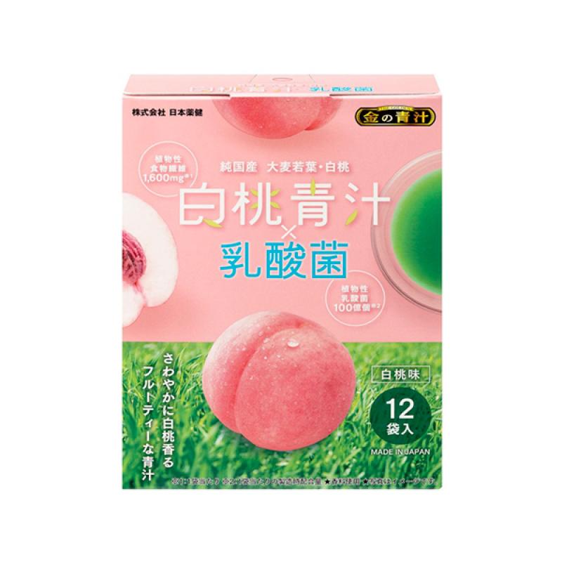 White Peach Green Juice X Lactic Acid Bacteria (1 Pack/6.5g X 12 Packs) Japanese Herbal Medicine Green Juice