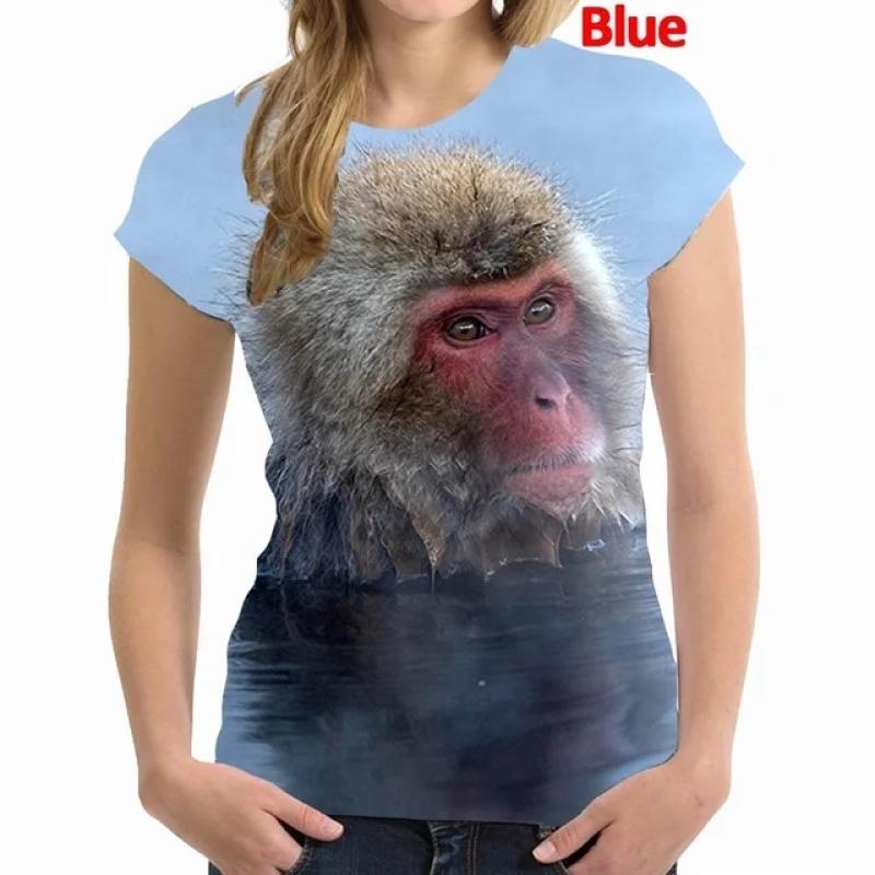 

Летняя футболка с короткими рукавами и круглым вырезом «Милый кот» и 3D-принтом, повседневный свободный женский модный топ 6XL