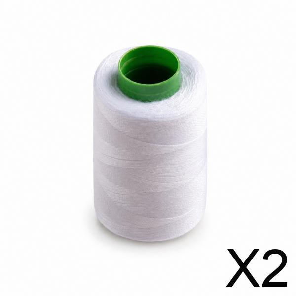 6xColorful Sewing Thread for Home Use, Cotton Hand Thread, Multicolor Spool White 1