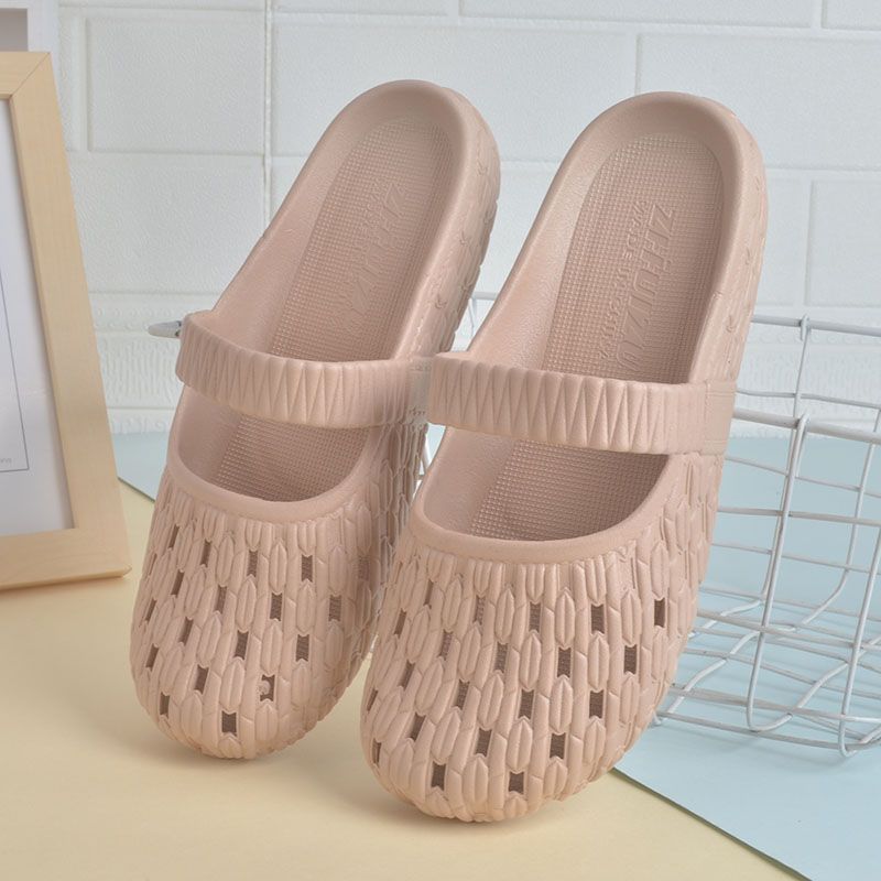 

Баотоу Крутые тапочки для женщин Летом, Модные и Универсальные, Подходят для дома и домашнего использования, Нескользящая и плоская подошва для ношения на улице 40 хаки