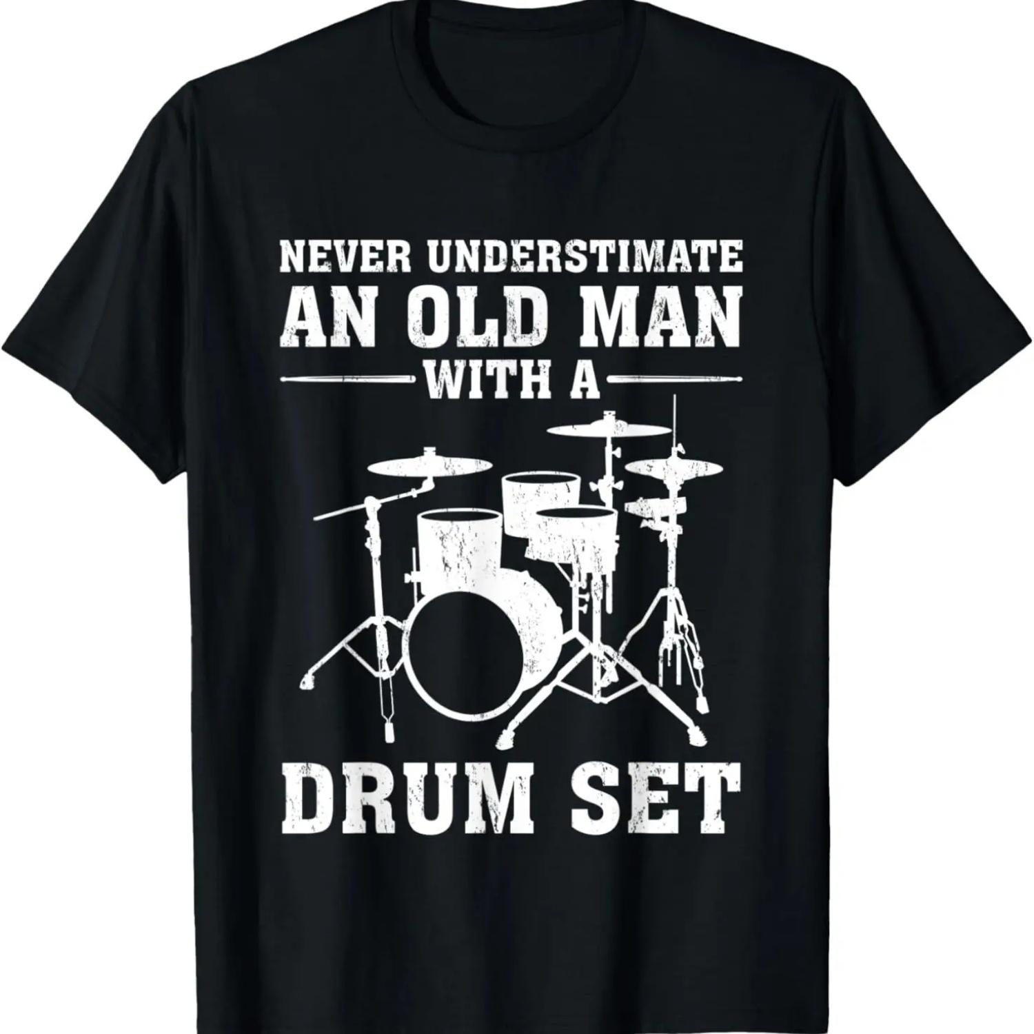 I Might Look Like Im Listening To You Funny Drummer Drums T-Shirt S