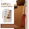 BURNING&LIN Folding Guitar Wall Mount Hanger, Solid Wood and Cork Original Design, Space-Saving Mount Holder, Hook Stand Wall for Acoustic, Banjo, Bas