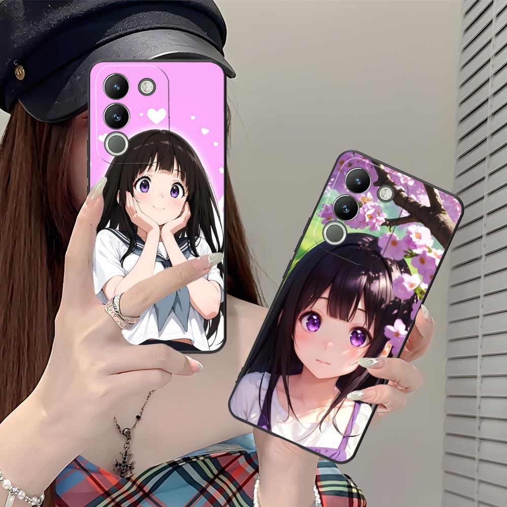 Hyouka Chitanda Matte TPU Handyhülle für VIVO Y77 76 75 74 73 72 58 56 55 51 50 38 36 Y19 Y18 Y03 Y01 5G Buntes Cover