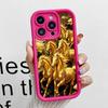 Golden Horse Year Mobile Phone Case for iPhone 17 16 15 14 13 12 11 Air Pro Max Plus Thicken TPU Colorful Cover Cover Pretty