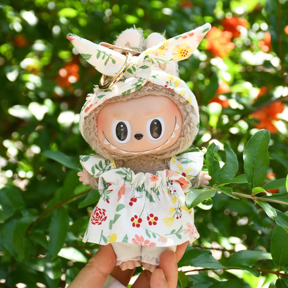 

Для 17 см Кукольная одежда Лабубу Модная одежда Платья Толстовки Кукольная одежда Цветовые толстовки Кукольные аксессуары Милые украшения Маленькая одежда 03