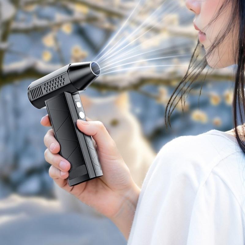 Electric Air Duster With 130K RPM Brushless Motor 3 Adjustable Speeds For Computer Car Interior Cleaning And Vacuum Packaging