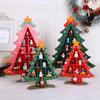 Creative DIY Wooden Christmas Tree Window Shop Mall Desktop Display Props Ornament Christmas Home Craft Holiday Gifts Decoration