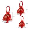 Chinese Style Chinese Knot Tassel Handbag Large Capacity Festive Sugar Bag  Party