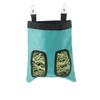 2 Holes Hanging Hay Bag for Bunny Guinea Pigs Small Animal Feeder Rabbit Food Dispensers Bag Cage Accessories Pet Feeding Bag