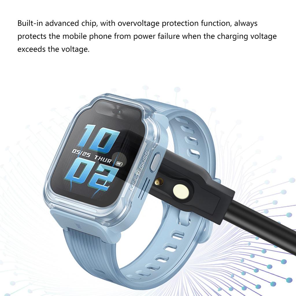 Câble de chargement USB magnétique pour montre connectée LS05/W26/RS4, câble de chargement de remplacement, station d'accueil, accessoires