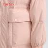 Yaya Mid-length Korean Style Waist-Cinching Women's Down Jacket