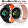 20/22mm Silikonarmband für Garmin Forerunner 570 970 265 965 165 55 Active 6 5 Magnetisches Armband Handgelenkband Garmin Venu 4 3 Gürtel