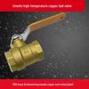 AMICO Brass 216H High-Temperature Steam Ball Valve