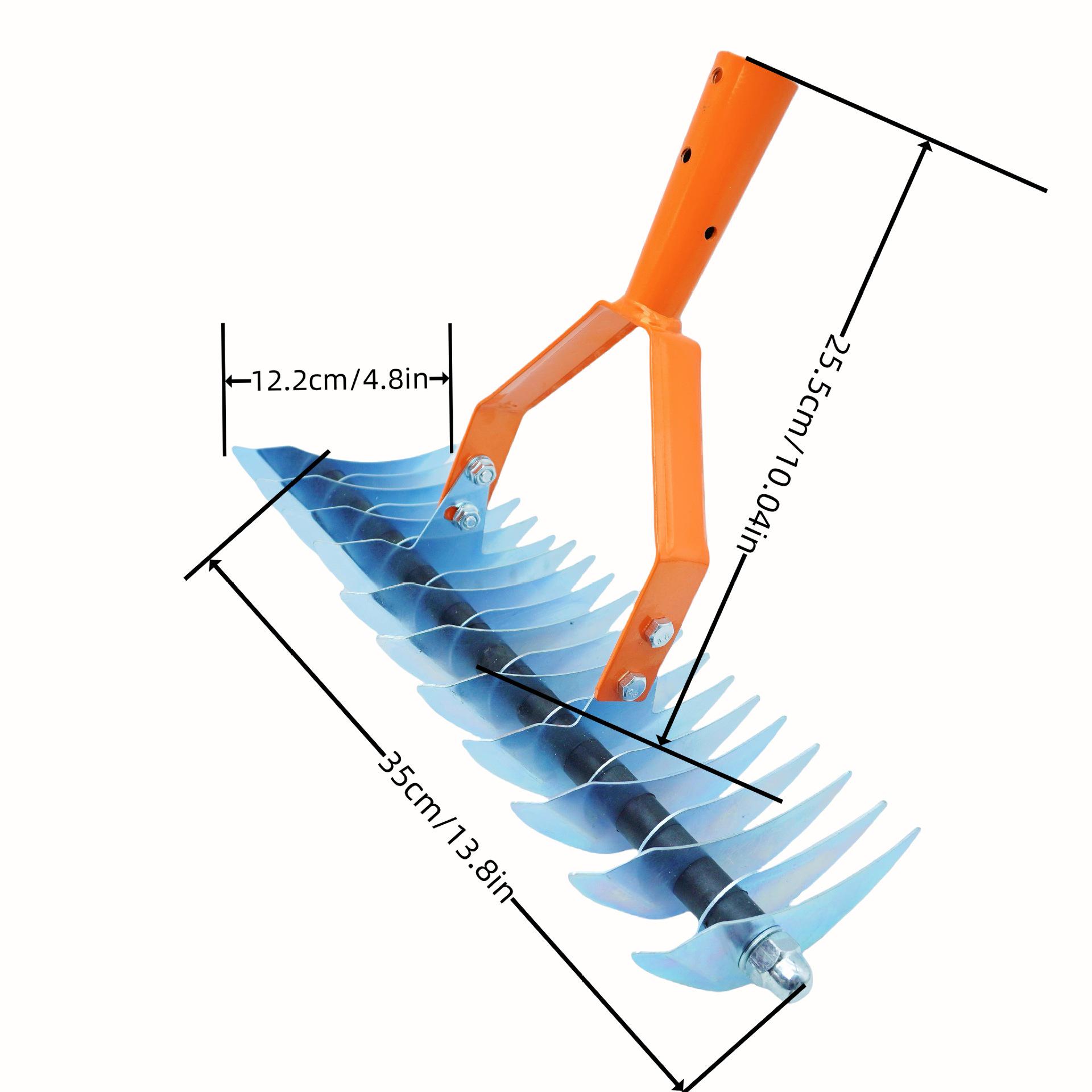 

Разборные садовые грабли: Прозрачная солома, листья и почва