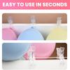 Plastic Transparent Balloon Arch Clips 20pcs for Backdrop Party Decor