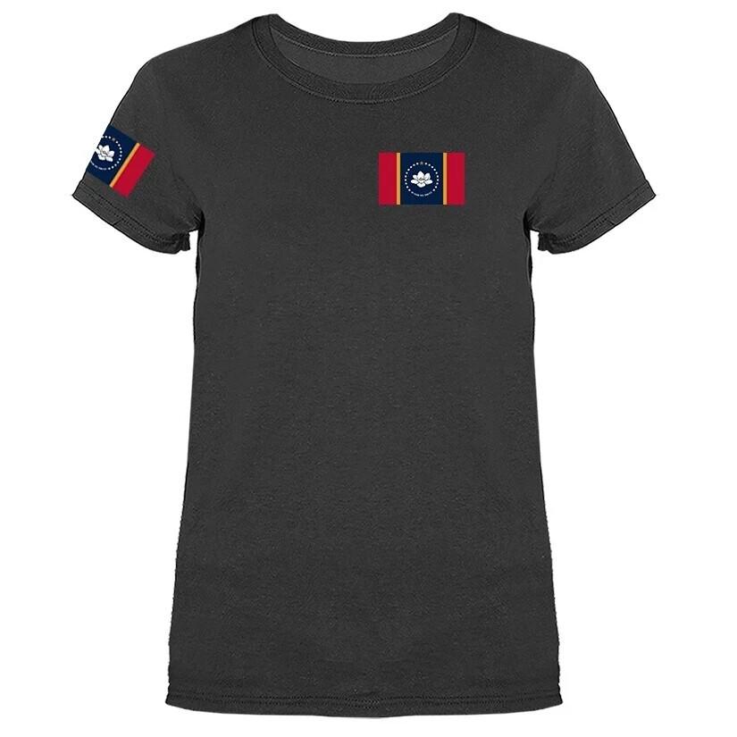 State of Mississippi Flag Crest Women s T-shirt Unisex T-Shirt L