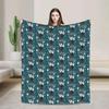 Hollow Knight Themed Flannel Blanket Warm Winter Throw for Couch Sofa Bed Aesthetic Cover for Girls and Boys