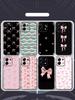 Bow Cute Pink Design Ins Girl Phone Case For Redmi Note 14 13 12 11 Pro Plus S 5G 14C A3 Soft Black Phone Cover