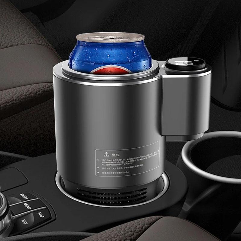 Intelligent Car Hot/Cold Cup,Digital Drink Cooler/Heater For Automobile Usb Portable Dual Use Fast Cooling Heating Cup