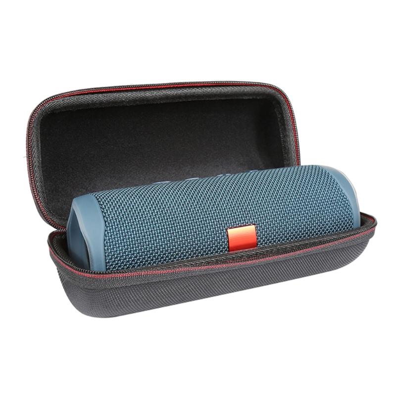 EVA Protective Storage Bag for Flip 7 Wireless Speaker Shock Absorption Design & Detachable Straps