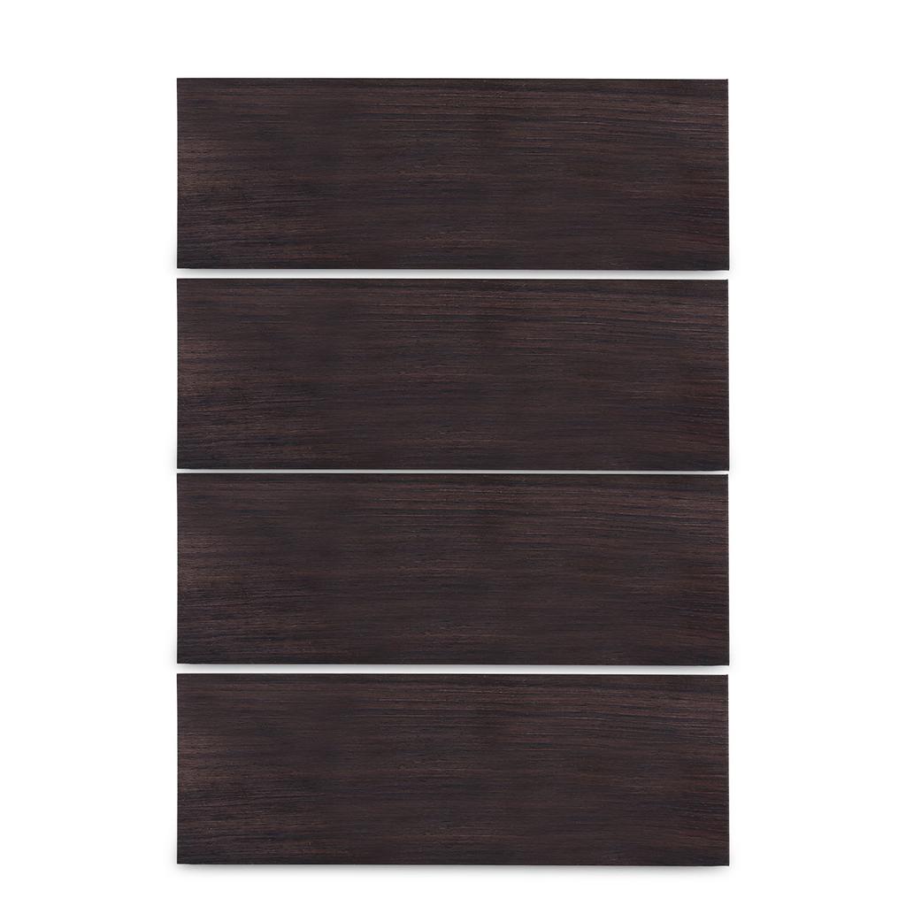 4 ks blok dřeva ebenového dřeva dřevěná deska rukojeti pro nástroje Nářadí 12x4x2,5cm