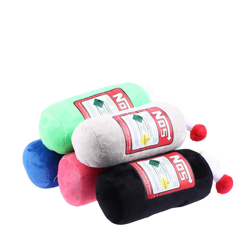 Pernă pentru Gât Scaun Auto Creativă Sticlă cu Oxid Nitros Pluș Moale Tetiere Auto Decorațiune Auto Suport Gât Pernă Scaun