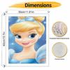 Disney Cinderella Paint By Number Kit Number Drawing Canvas DIY Picture Home Decor Arts Crafts Wall Art Gift For Adults Beginners Kits
