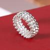 New Hot Brand Vintage Women's Rings Luxury Jewelry for Women Designer Rings Pure 925 Sterling Silver Fashion Bullet Rings