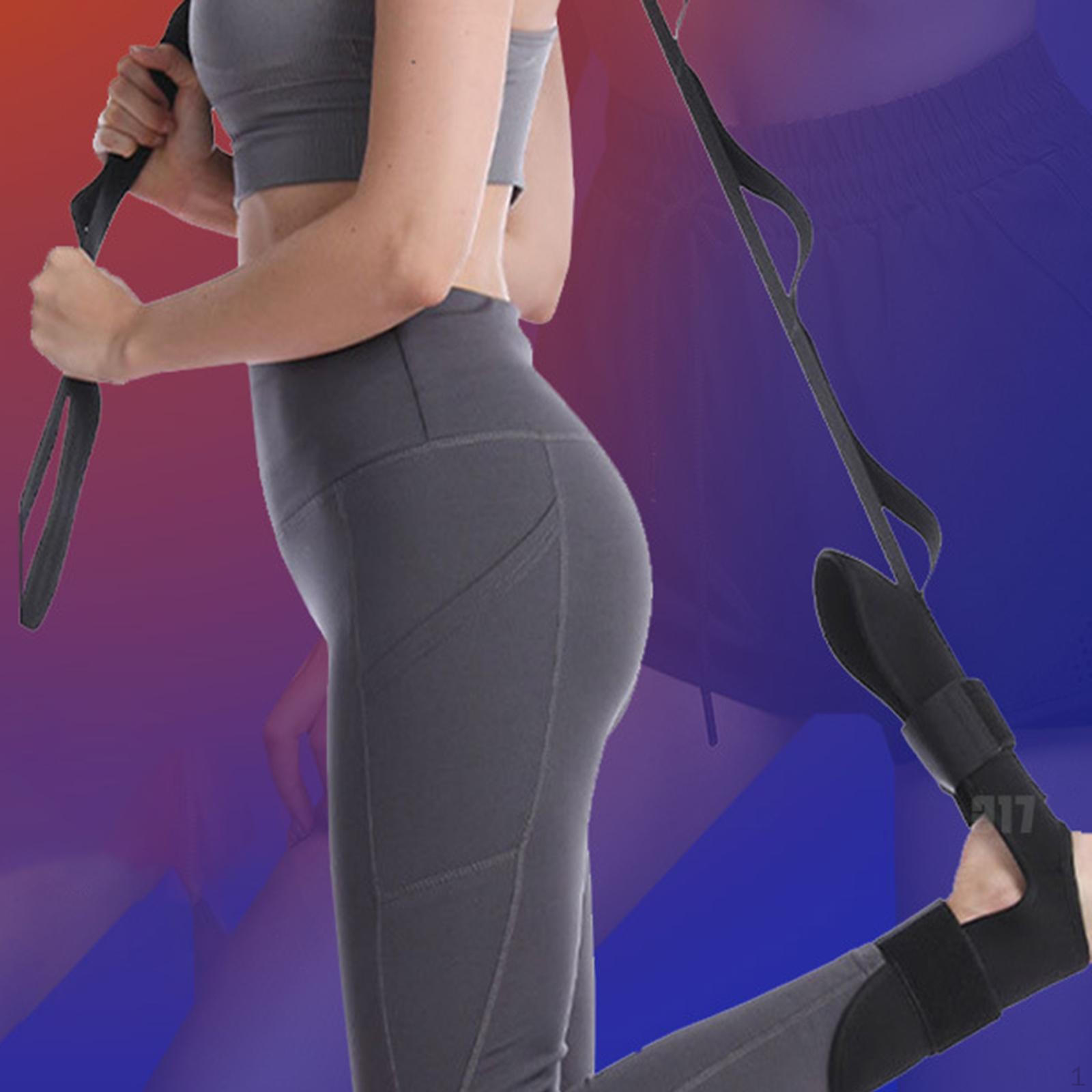 Yoga Stretching Belt Foot Stretcher, Calf Hamstring Correction, Ankle Thigh Leg Training Strap,