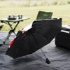 1PC Paulo Fc Emblem Printed Umbrella Folding Umbrella, Automatic Umbrella 8-Frame for Travel, Camping Fan Gifts Christmas Gifts