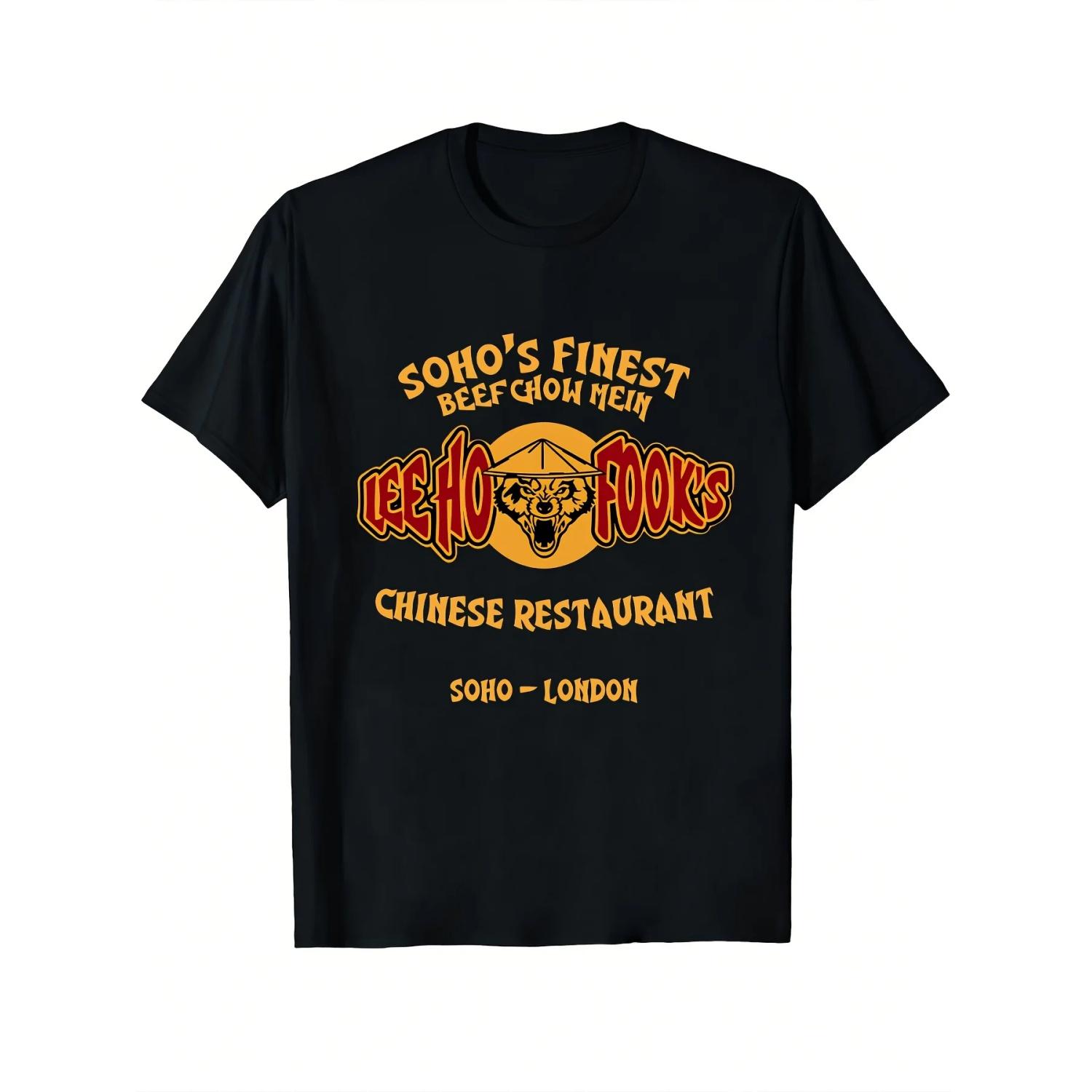 

Li Hufu s _London Werewolf_ Pattern T-shirt Casual Short Sleeved Shirt Offers A Regular Fit, Suitable for Both Men and Women XXXXXL