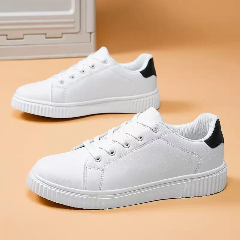 Size 36-48 Hot Sale Men White Sneakers Shoes Comfortable Casual Shoes for Men Casual Skateboard Shoes New Women Sneakers Leather