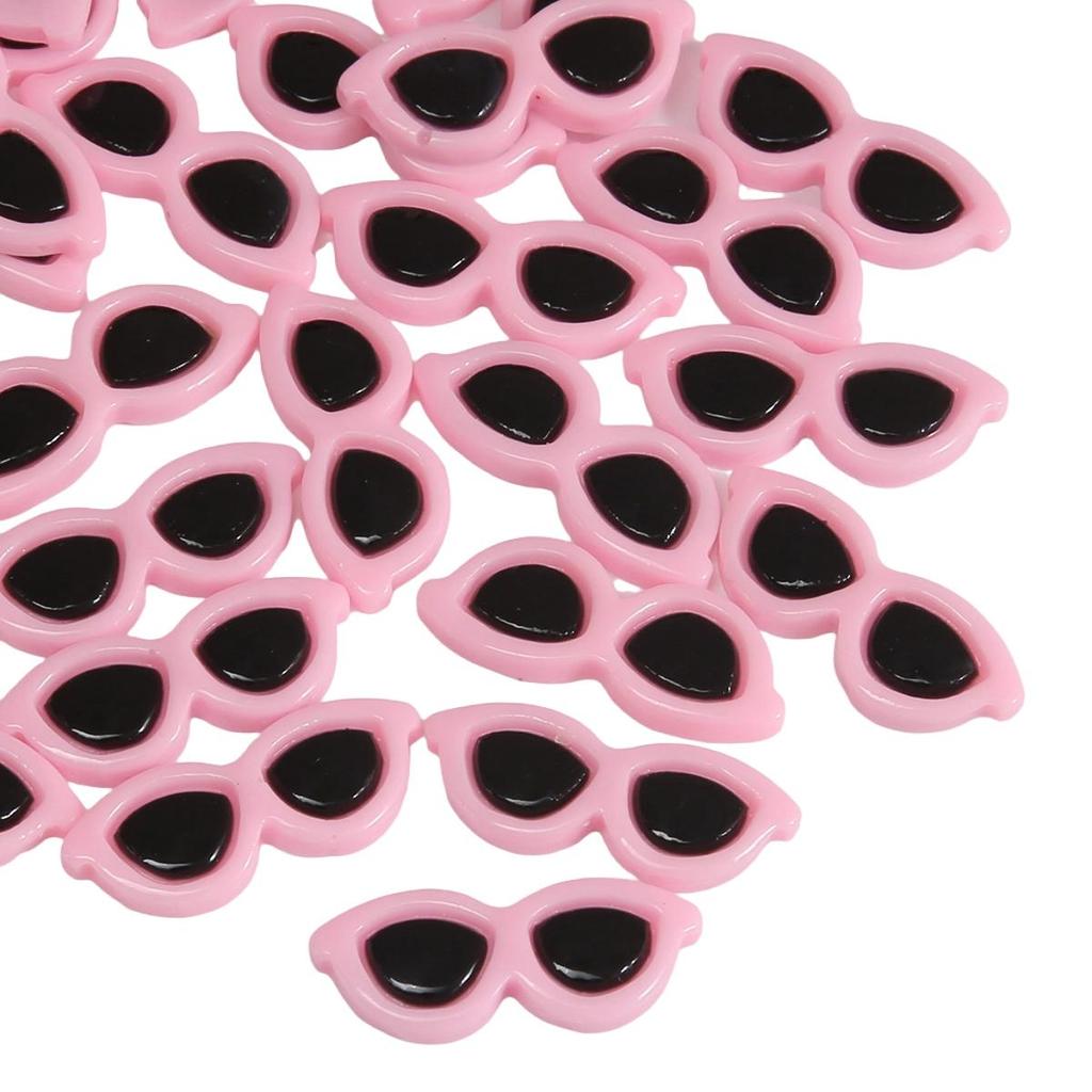 10 Buc. Acrilic Drăguț Cool Circular Ochelari Accesorii DIY