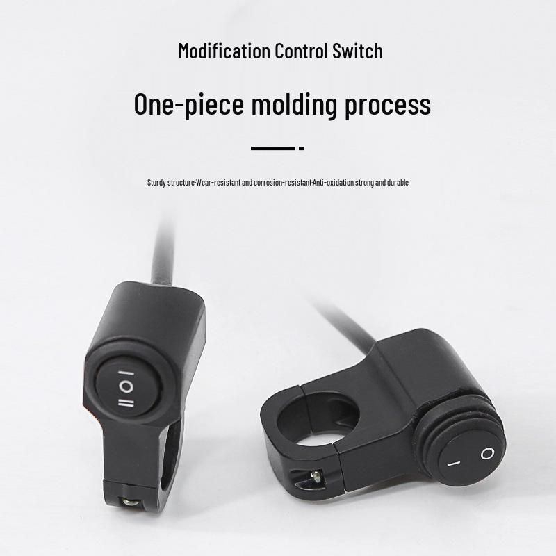 Universal Waterproof Spotlight Handlebar Switch for Electric Vehicles & Motorcycles
