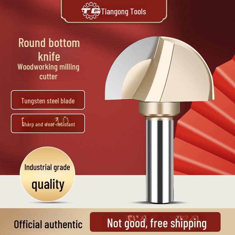 Tiangong Rundbodenfräser aus Wolframstahl für Holzbearbeitung und Gravur