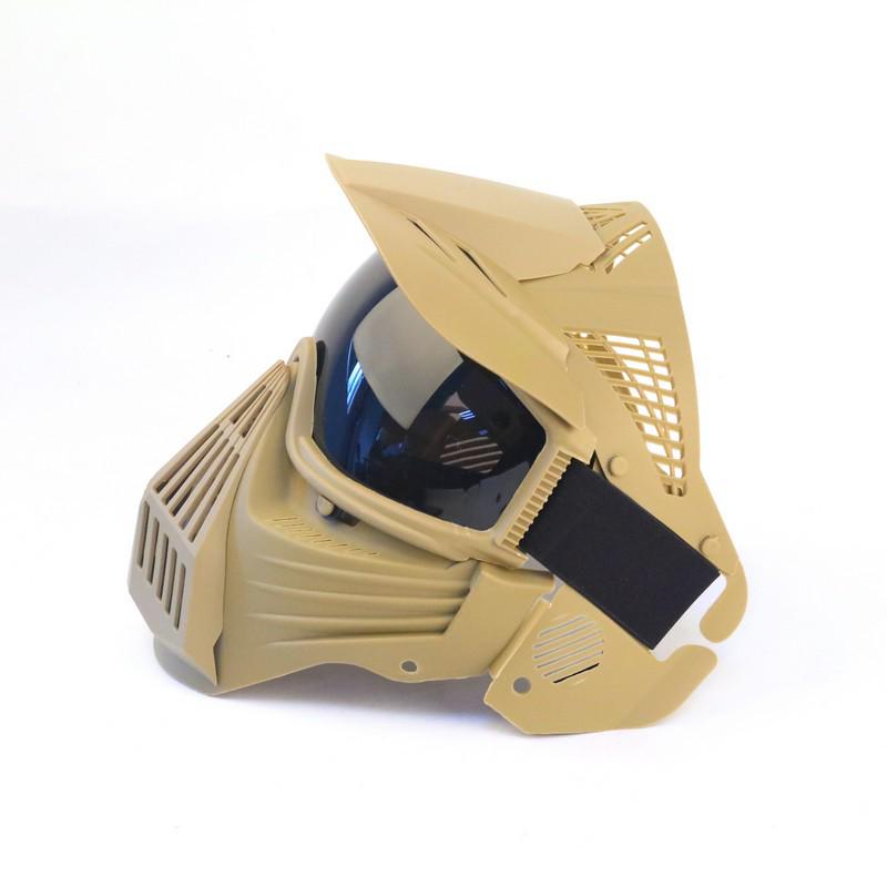 Transformers K1 Tactical Grey Full Face Paintball Mask with PC Lens