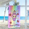 Labubu Customize Text Beach Towel High Absorbency & Quick-Dry Portable for SwimmingBeachCamping Travel Beach AccessoriesGym