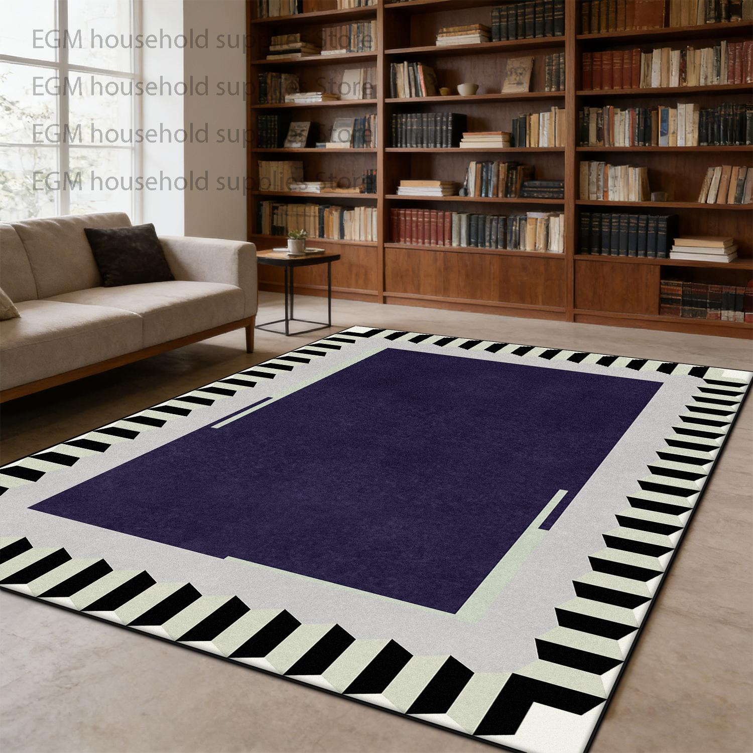 

Modern Style Carpets Luxury Living Room Decor Lounge Cloakroom gaming room Floor Mat Bedroom antiskid big size Rug Easy cleaning 60x90cm