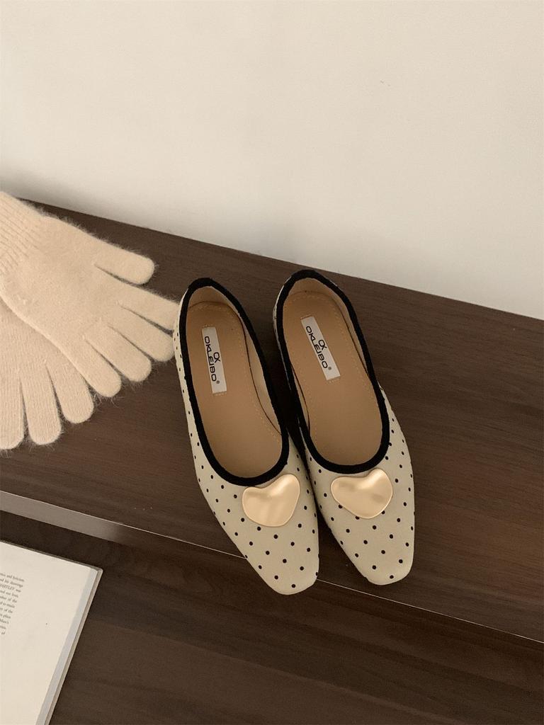 Mori Xiaoxiangfeng Woolen Single Shoes Women's 2025 Autumn New Ugly Cute Flats Round Head Retro Mary Jane Women's Shoes