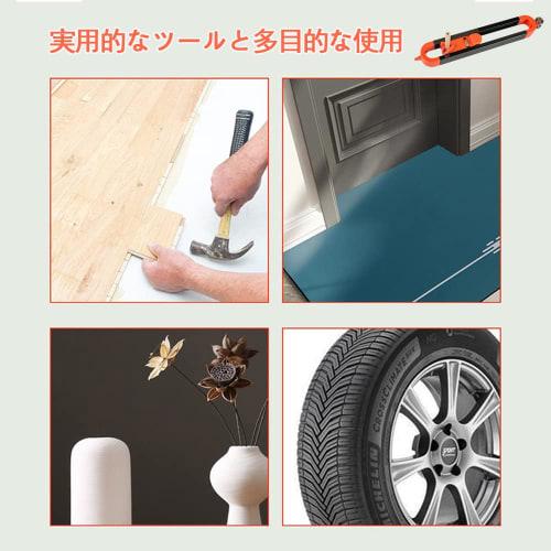 Phyxiul Scribing Ruler, Irregular Shapes, Shape Gauge, Marking Tool, Contour Gauge with Lock, Adjustable Lock, Accurate Woodworking Measuring Gauge, H