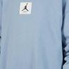 Jordan Essentials Solid Color Crew Neck Casual Long Sleeve Sweatshirt Kids Sweatshirt Blue Gray HF2529-436