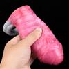YOCY Men Cock Sheath Monster Dildo Sleeve Condom Penis Enlargement Liquid Silicone Sex Toys for Couples