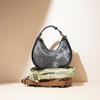 Crescent Crossbody Bag: 2025 Style, Versatile Small Women's Design, High-End Silk Satin Fashion.