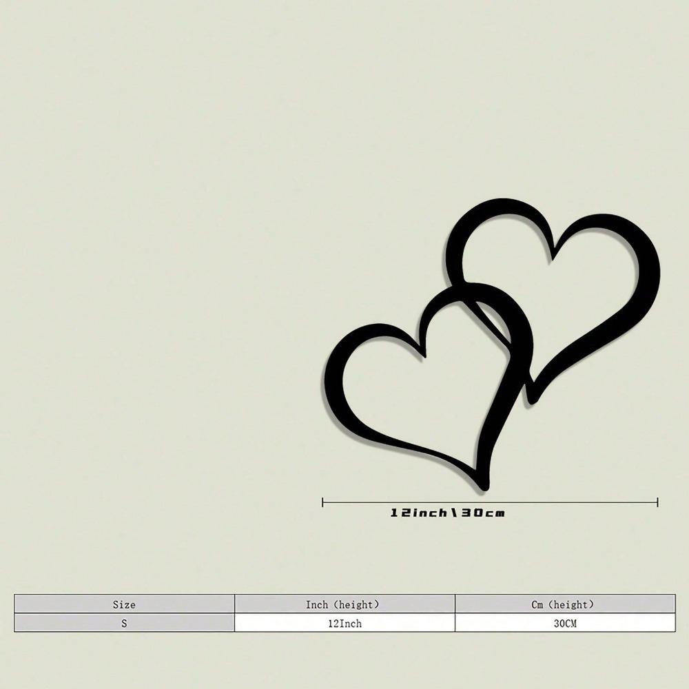 

Ручна Ковка Винтажні Залізні Серця Настінне Мистецтво Абстрактне Кохання Металева Фреска Сільська Спальня Романтична Річниця Подарунок на День Святого Валентина Декор для Дому для Пар