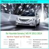 4 buc pentru Hyundai Sonata i45 YF 2011 2012 2013 2014 Apărătoare de noroi Apărătoare de noroi Apărători de noroi Apărătoare de noroi Placare Accesorii auto