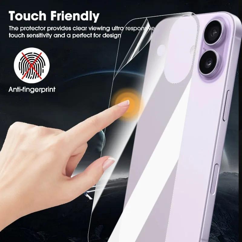 Rückfolie für iPhone 17 Pro Max 17 Air Hydrogel-Folien Displayschutzfolien HD Vollabdeckung mit gehärtetem Glas Linsenschutz