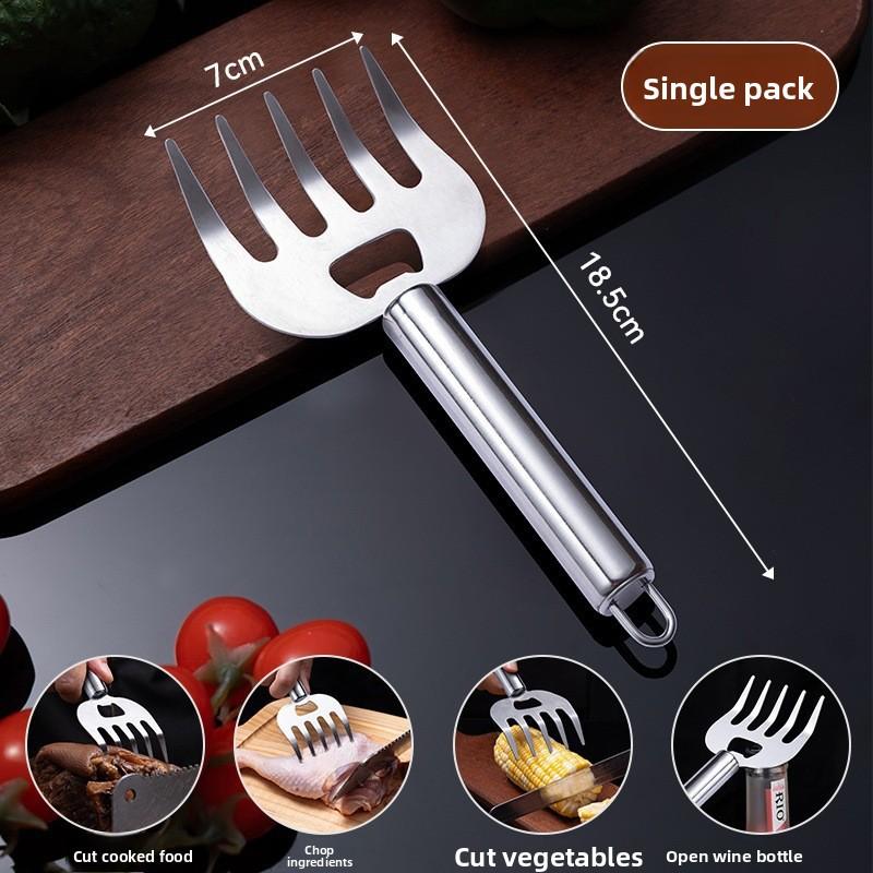 Multifunctional Bear Claw Meat Splitter Chicken Beef Meat Splitter Barbecue Kitchen Food Fork Splitter Meat Cutter